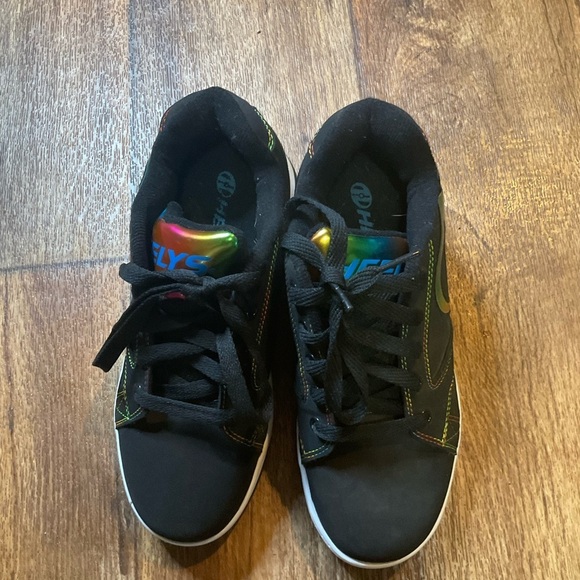 Heelys Propel Unisex Youth 6 Black Rainbow Foil‎ Skate Roller - Picture 3 of 11